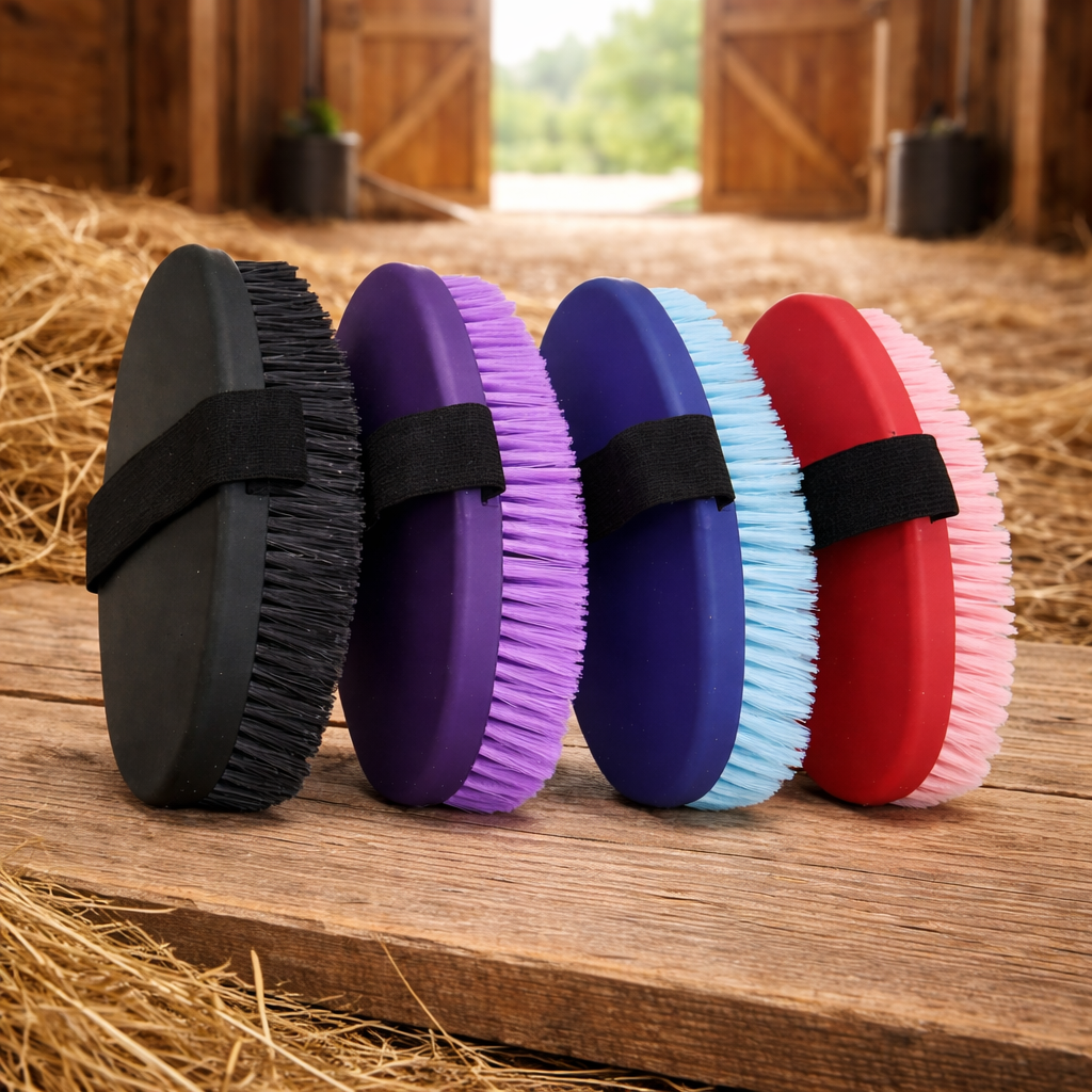 Wild Colt Non-Slip Soft Bristle Body Brush