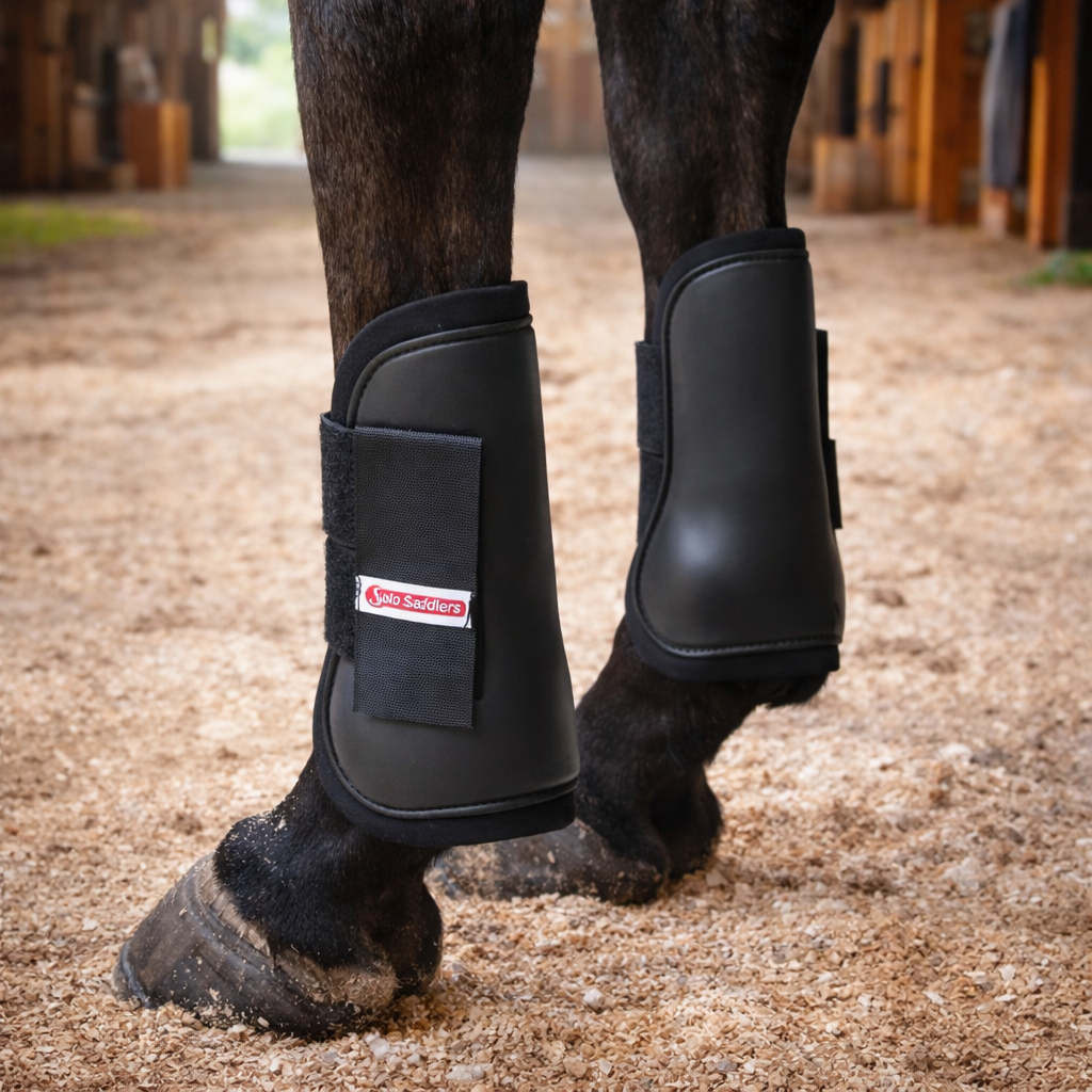 Performance Open-Front Tendon Boots  Option 3 (Slightly Elevated)