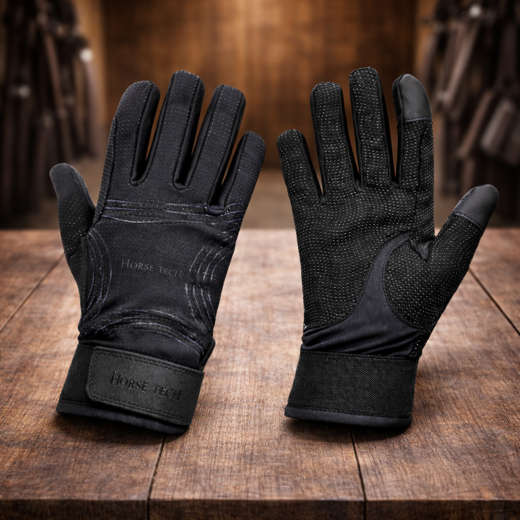 Horse Tech Silicone Grip Riding Gloves