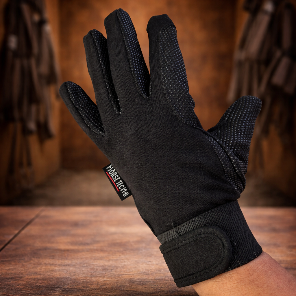 Horse Tech Lightweight Cotton Grip Gloves